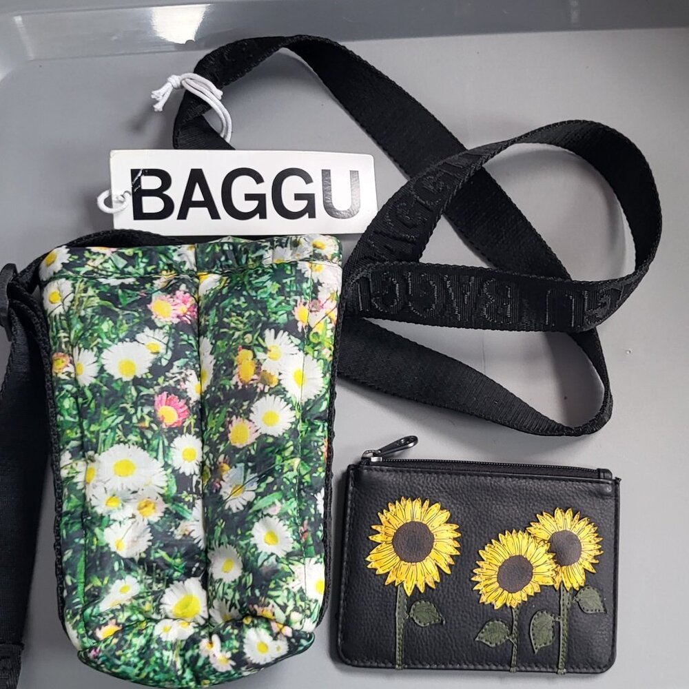 Baggu NWT Water Bottle Sling & Wallet Bundle